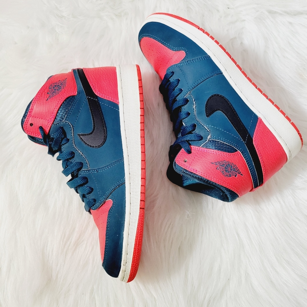 New Air Jordan 1 Retro Russell Westbrook High Top Colorful Sneakers Kicks 5.5Y - Picture 4 of 6